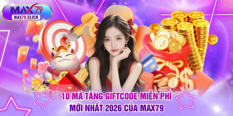 10 mã tặng giftcode miễn phí mới nhất 2026 của MAX79