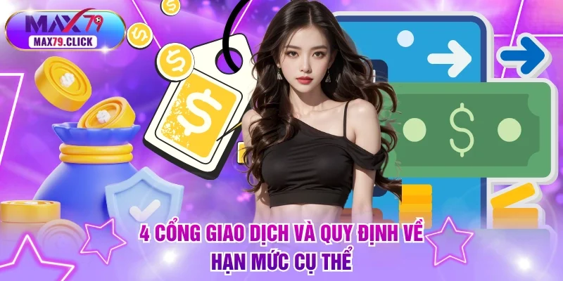 4 cổng giao dịch và quy định về hạn mức cụ thể