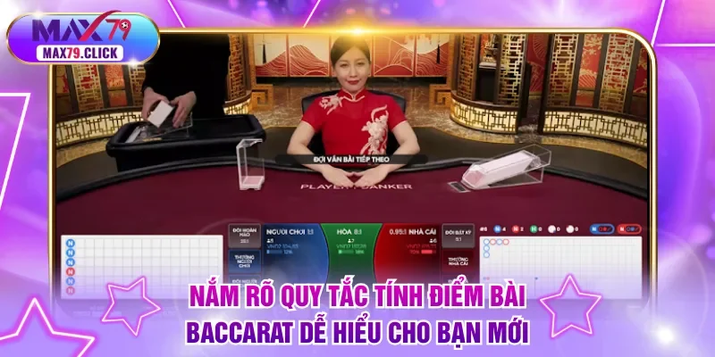 Nắm rõ quy tắc tính điểm bài Baccarat dễ hiểu cho bạn mới