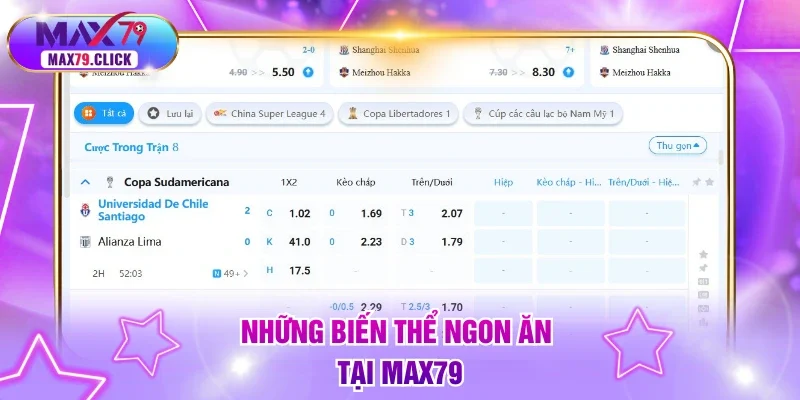 Những biến thể ngon ăn tại MAX79